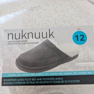 Mens Nuknuuk Sheepskin Leather Slippers